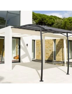 Toile De Pergola Maldives 3x4m - Polyester Ardoise