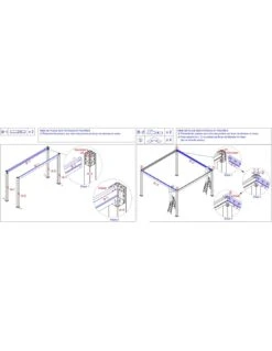 Tonnelle Bioclimatique Eris Manuel 4x4m En Aluminium Grey Blanc -Extérieur Meubles Magasin tonnelle bioclimatique eris manuel 4x4m en aluminium grey blanc 15