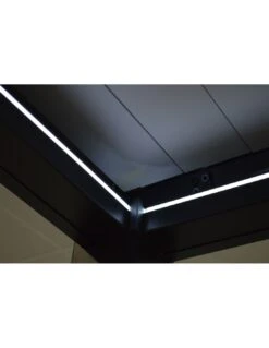 Tonnelle Bioclimatique Zéphir 3x4 M En Aluminium Avec Lames Motorisées - Blanc -Extérieur Meubles Magasin tonnelle bioclimatique zephir 3x4 m en aluminium avec lames motorisees 9