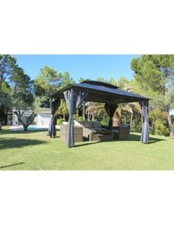 Tonnelle Indra En Acier Et Aluminium 3 X 4 M