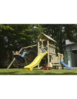 Tour De Jeux Kiosk+Swing Module Avec Toboggan Au Choix