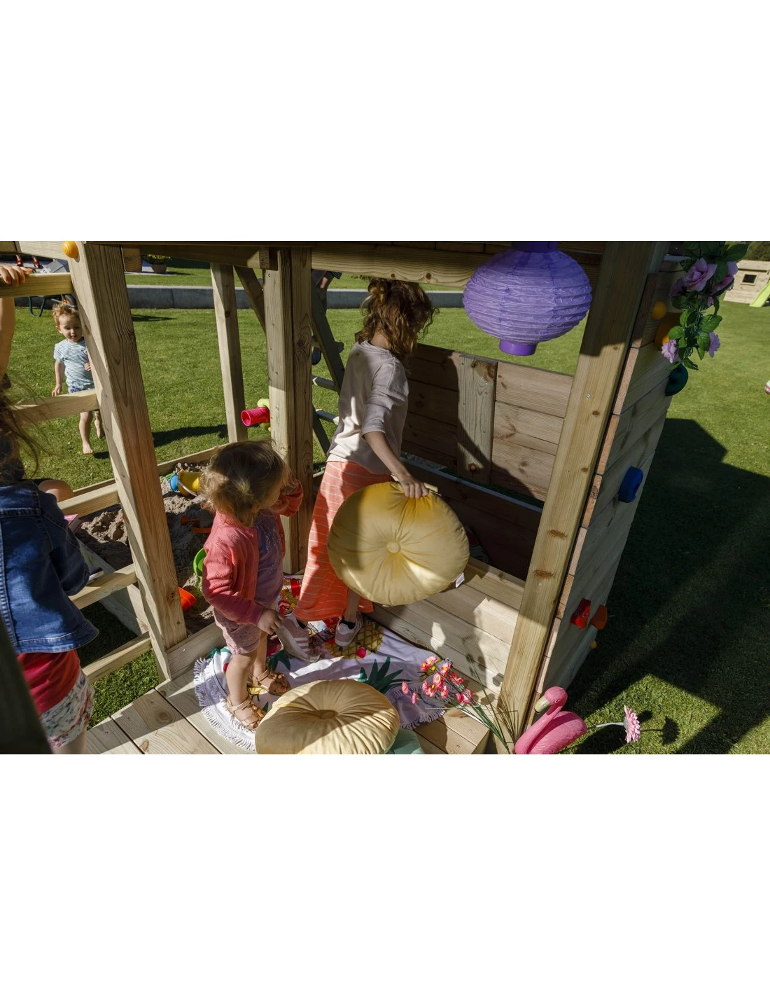 Tour De Jeux Palazzo Avec Toboggan De 2.9 M Vert Pomme 2 Tour De Jeux Palazzo Avec Toboggan De 2.9 M Vert Pomme – Image 2