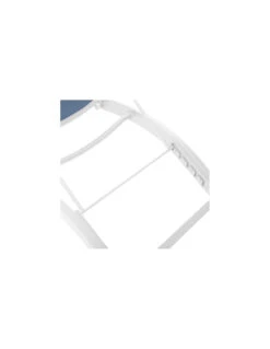 Transat De Jardin Milenio - 5 Positions - Aluminium Et Texaline - Bleu Pétrole / Blanc -Extérieur Meubles Magasin transat de jardin milenio 5 positions aluminium et texaline bleu petrole blanc 2