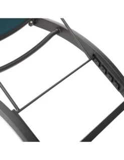 Transat De Jardin Milenio - 5 Positions - Aluminium Et Texaline - Graphite / Bleu Canard -Extérieur Meubles Magasin transat de jardin milenio 5 positions aluminium et texaline graphite bleu canard 3