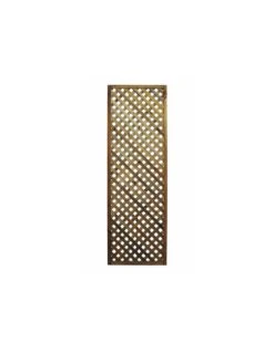 Treillis LEA En Bois Traité Autoclave Marron - 60x180 Cm